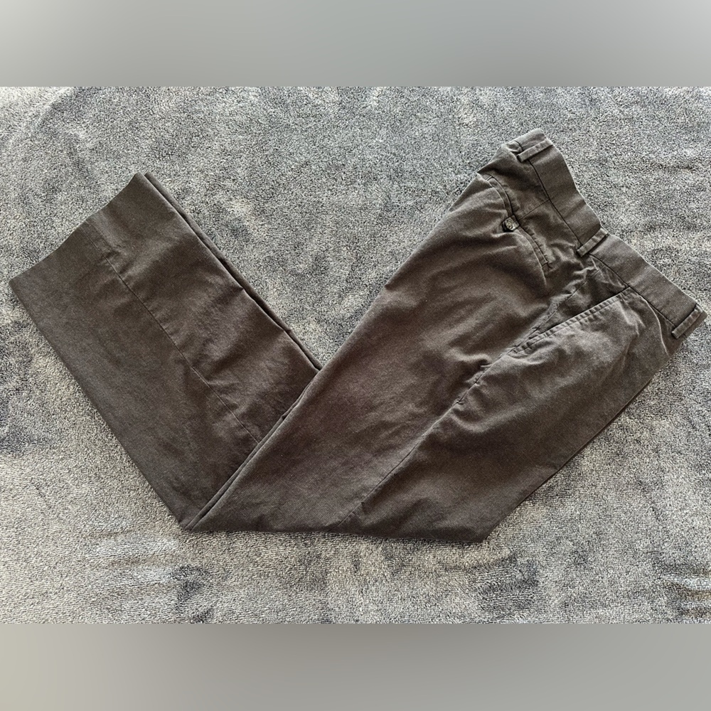 Banana Republic Men's Dark Gray Modern Fit Dress Slacks, Size 33Wx32L